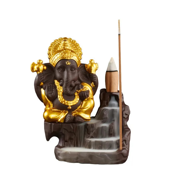 Ganesha Backflow Incense Burner