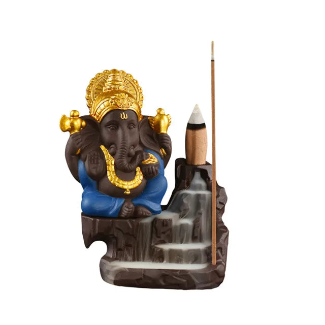 Ganesha Backflow Incense Burner