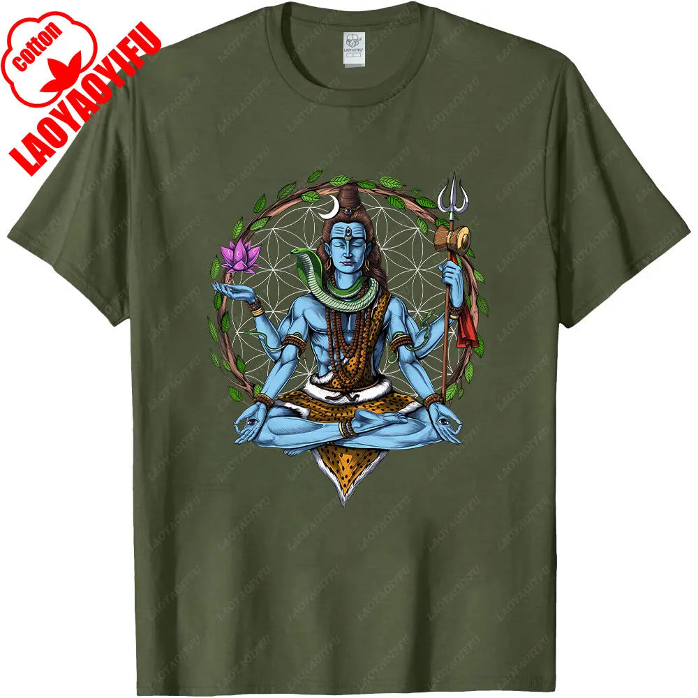 Shiva Cotton T-Shirt (Harajuku Edition)
