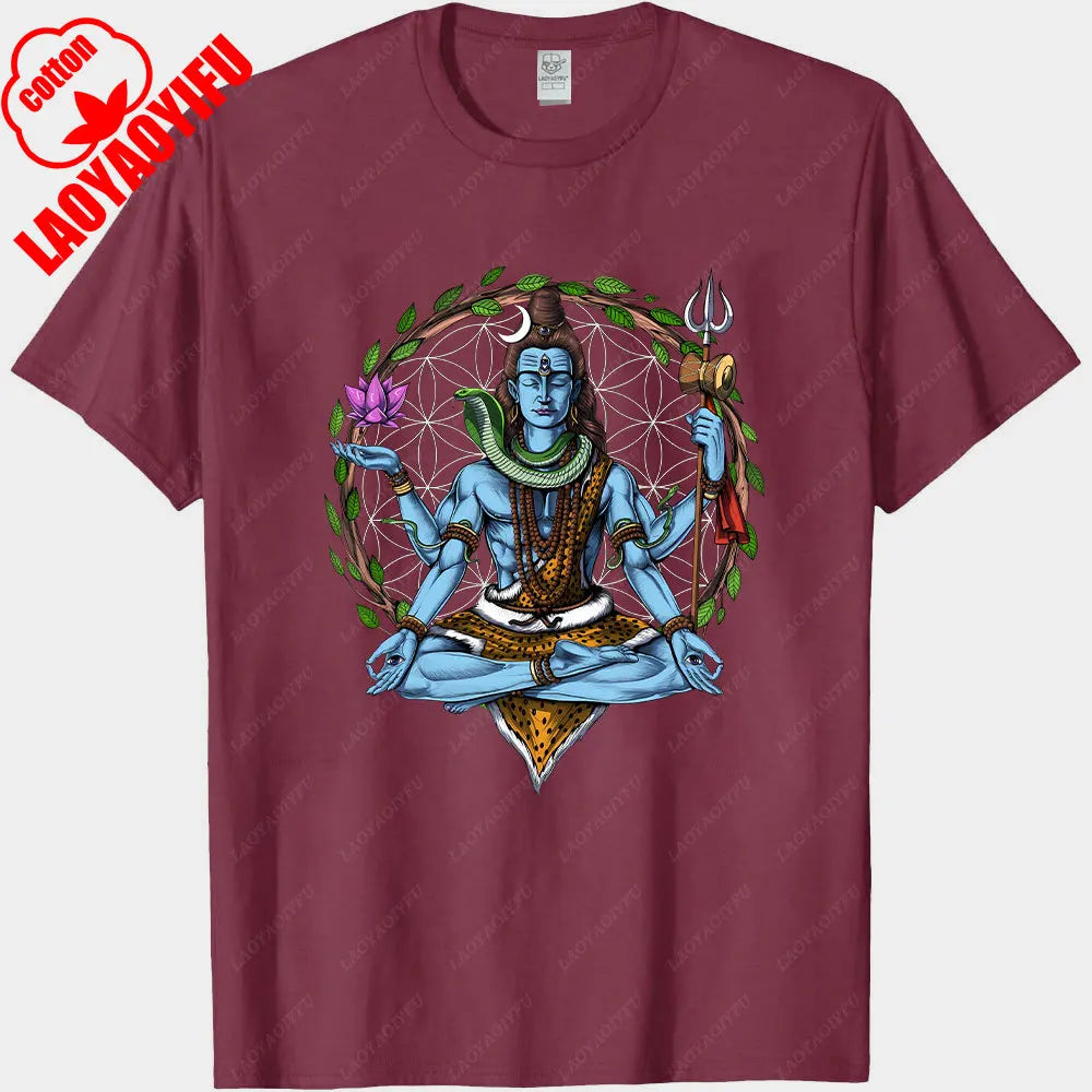 Shiva Cotton T-Shirt (Harajuku Edition)