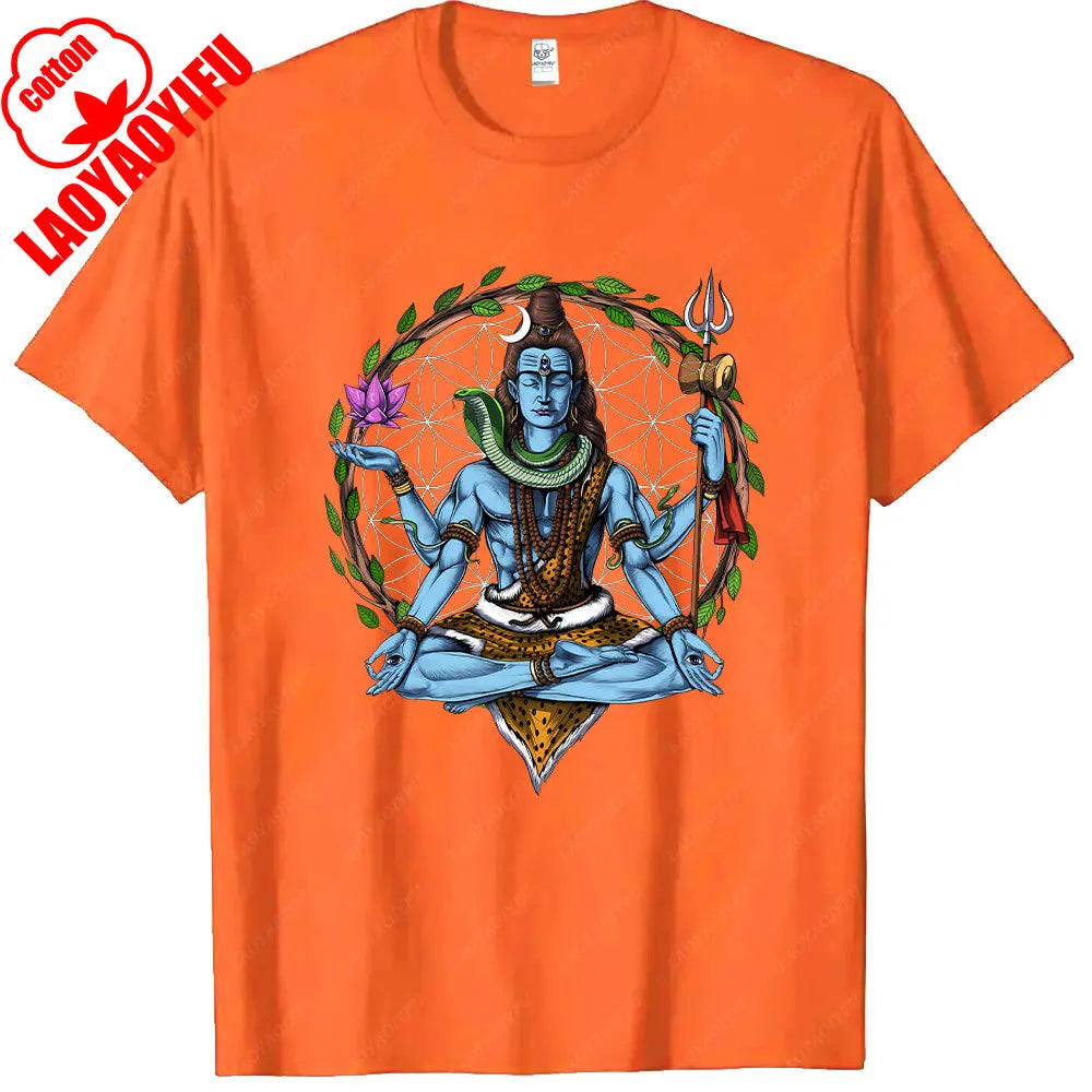 Shiva Cotton T-Shirt (Harajuku Edition)