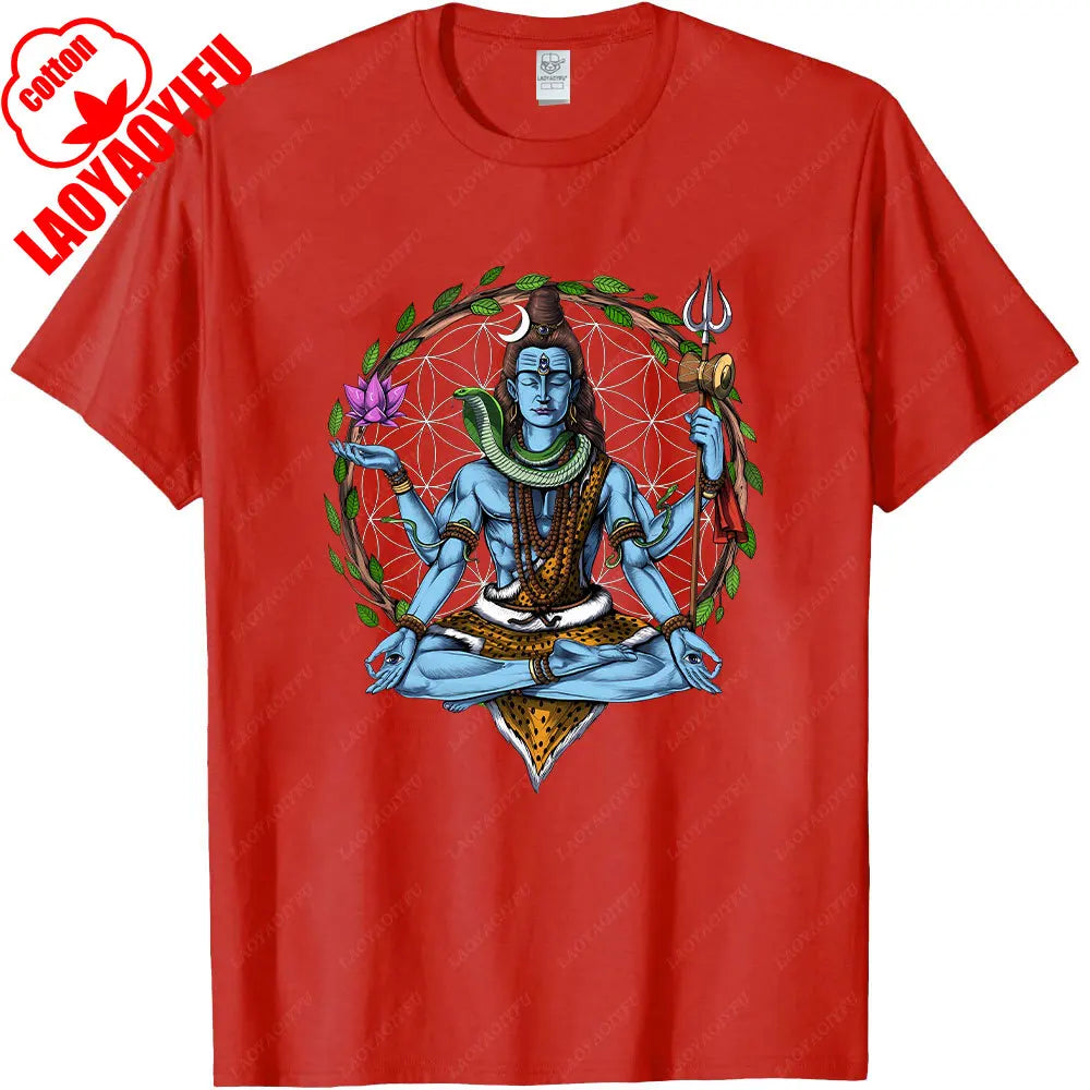 Shiva Cotton T-Shirt (Harajuku Edition)