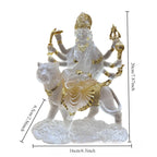 Durga on Tiger - Resin Ornament