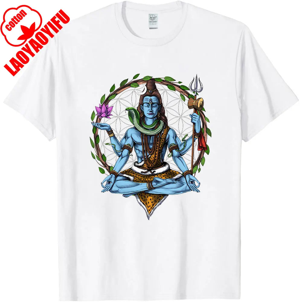 Shiva Cotton T-Shirt (Harajuku Edition)