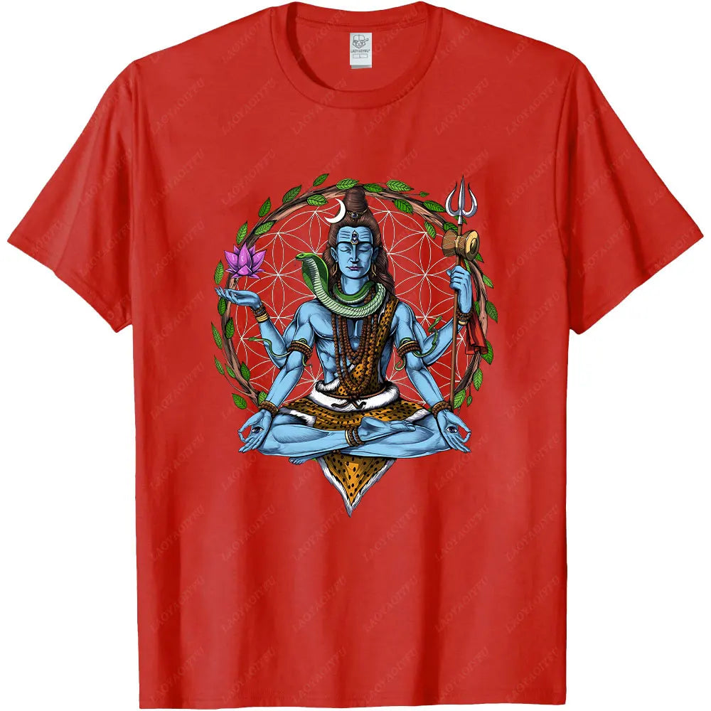 Shiva Cotton T-Shirt (Harajuku Edition)